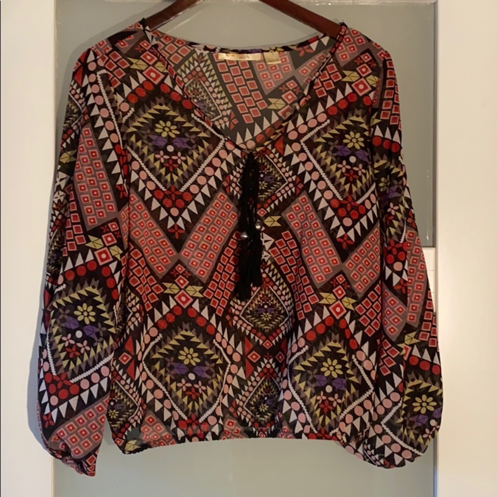 Multi color top